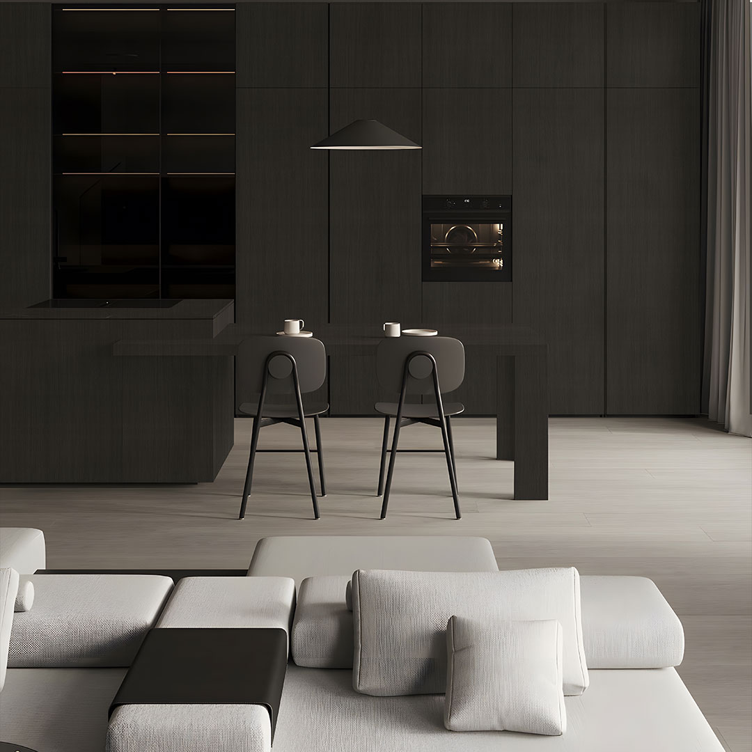 ZZ01 스모크 텍스처 패널 - 라이트 럭셔리