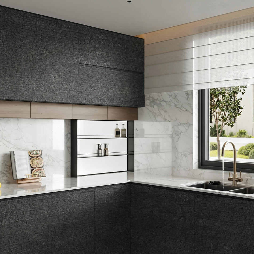 ZS02 까맣게 탄 텍스처 패널 - 3D